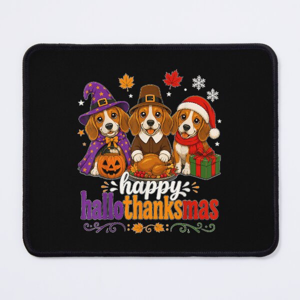 Item preview, Happy Hallothanksmas Beagale Dog Lover designed and sold by CrinoSwice.