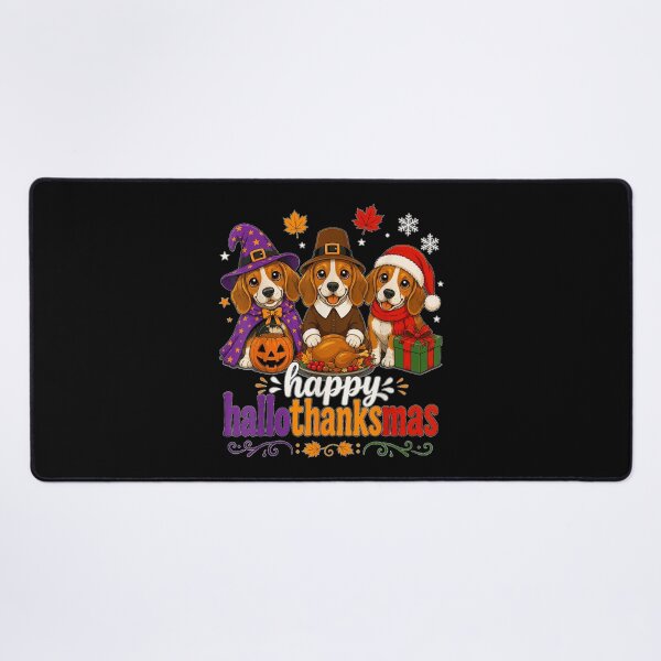 Item preview, Happy Hallothanksmas Beagale Dog Lover designed and sold by CrinoSwice.