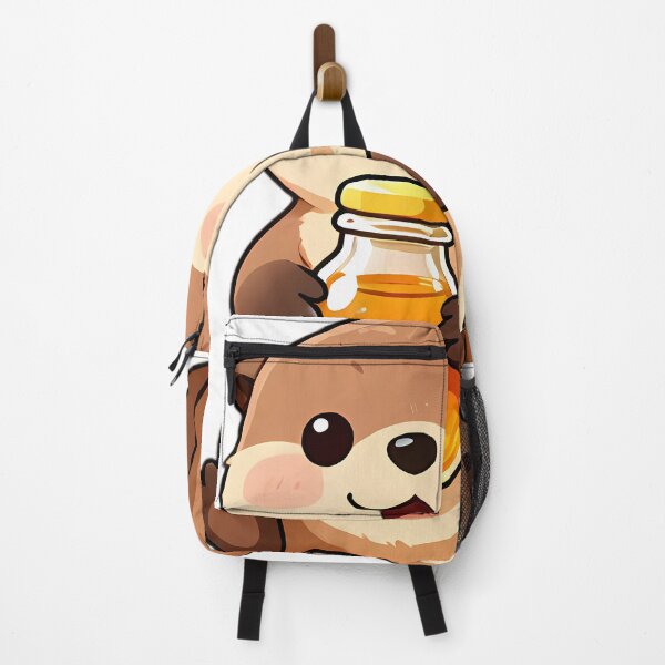 Item preview, Cute River Otter Pup Hugging Honey Bear Bottle designed and sold by pumsquare.