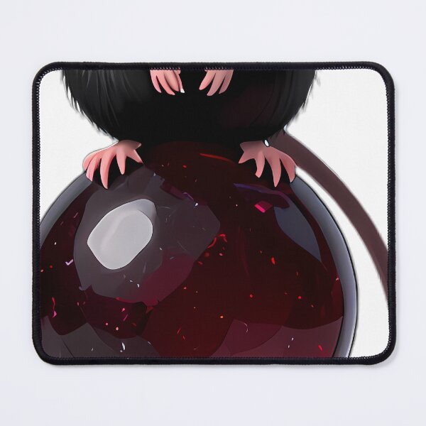 Item preview, Gothic Black Rat Garnet Scrying Orb designed and sold by IllumeInk.