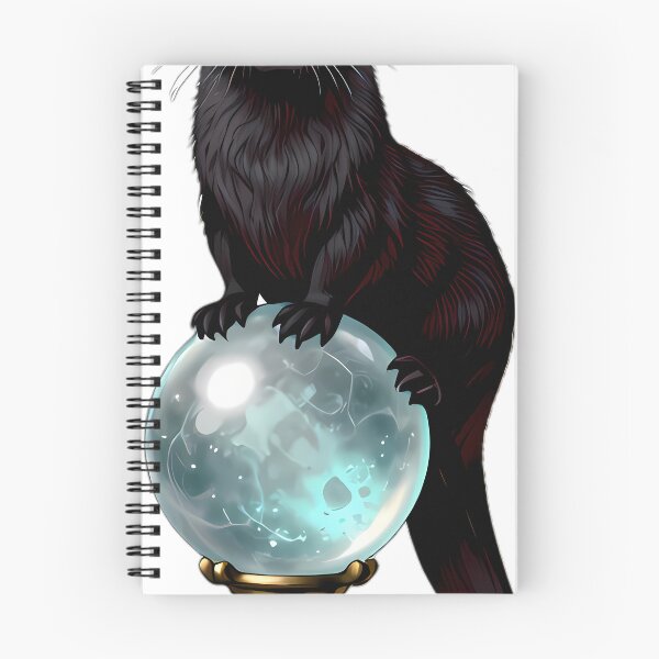 Item preview, Gothic River Otter Aquamarine Orb designed and sold by IllumeInk.