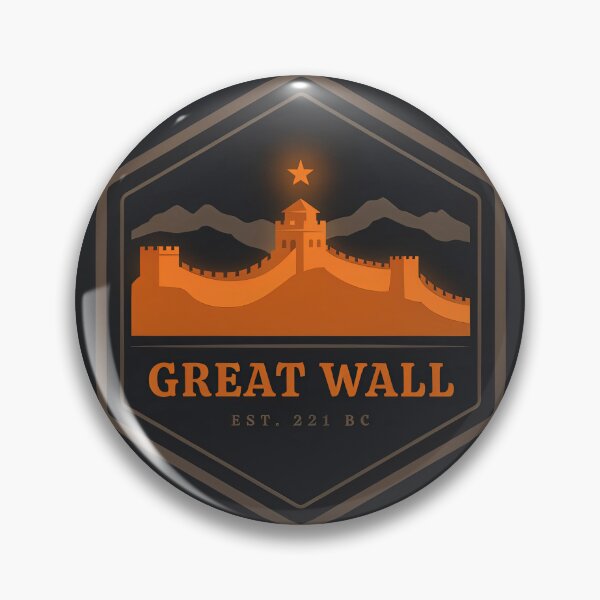 Item preview, Great Wall of China Crest — Watchtower Badge Logo designed and sold by Shutter-Dragon.