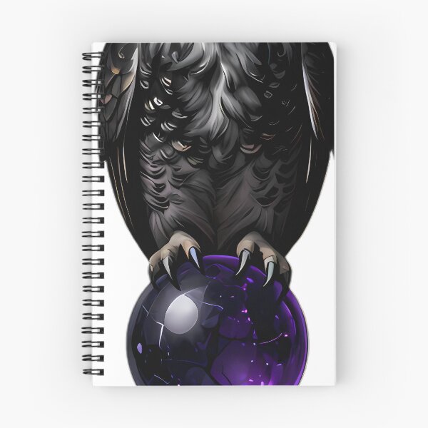 Item preview, Gothic Screech Owl Amethyst Orb designed and sold by IllumeInk.