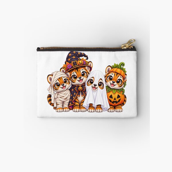 Item preview, Tiger Pumpkin Halloween Ghost Tigers designed and sold by QuiteOrbit.