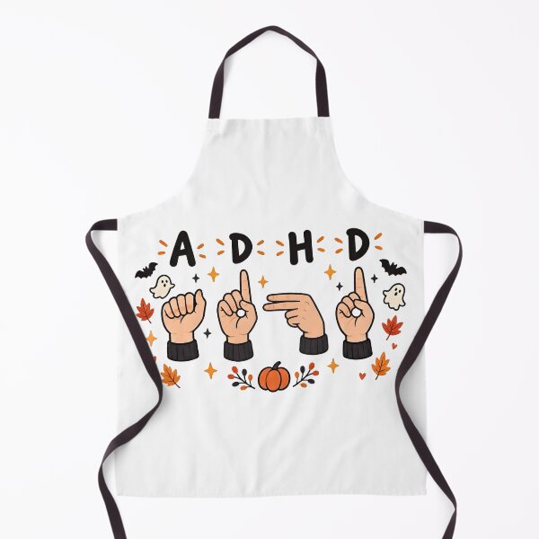 Item preview, ADHD ASL Halloween Awareness Deaf Neurodivergent Sign Language Design designed and sold by Marti’s Shop Corner.