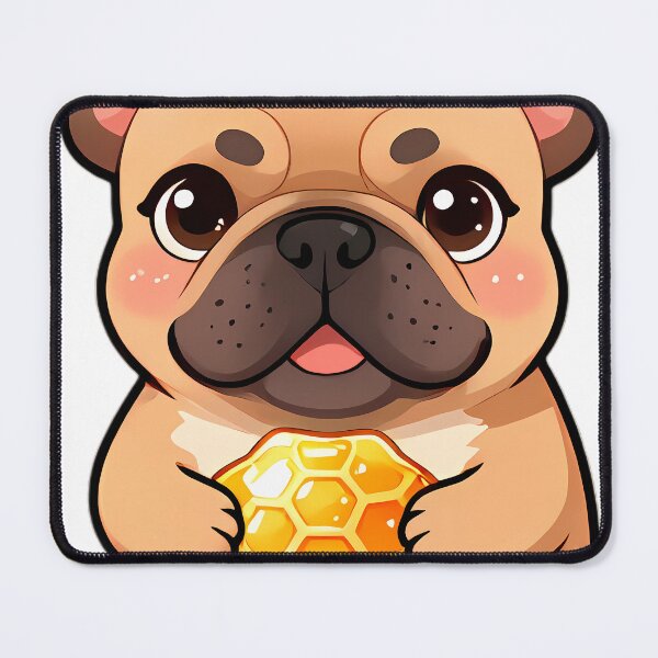 Item preview, Cute French Bulldog Pup Hugging Honeycomb Slab designed and sold by pumsquare.
