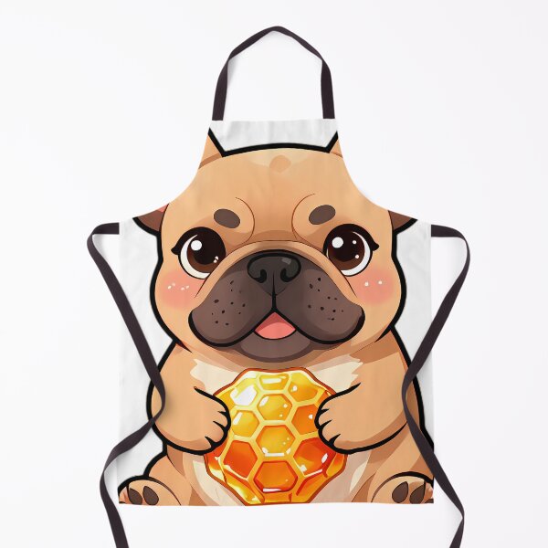 Item preview, Cute French Bulldog Pup Hugging Honeycomb Slab designed and sold by pumsquare.