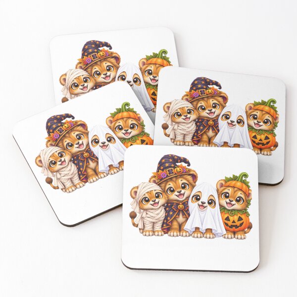 Item preview, Lion Pumpkin Halloween Ghost Lions designed and sold by QuiteOrbit.