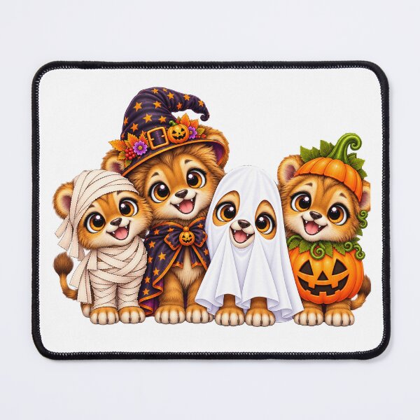 Item preview, Lion Pumpkin Halloween Ghost Lions designed and sold by QuiteOrbit.
