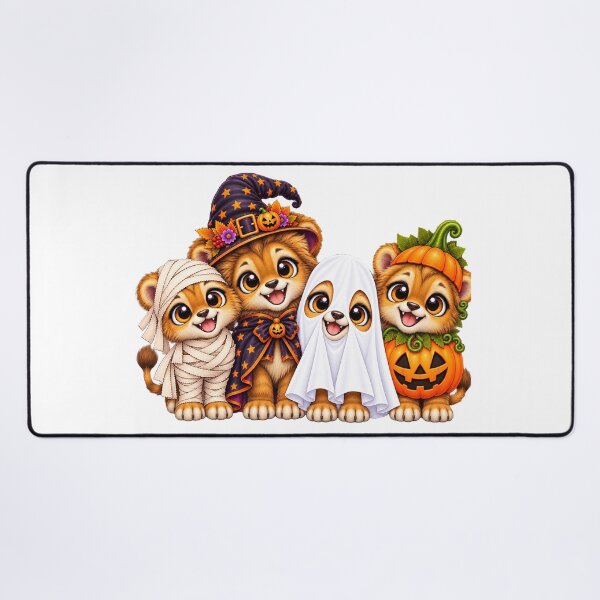 Item preview, Lion Pumpkin Halloween Ghost Lions designed and sold by QuiteOrbit.