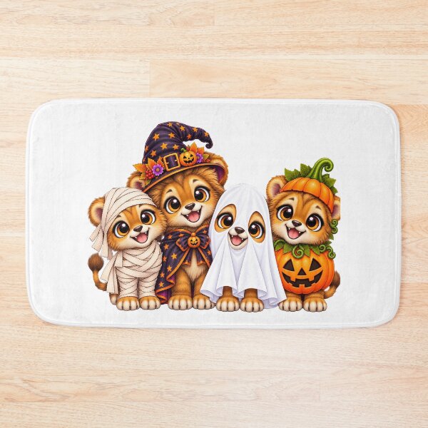 Item preview, Lion Pumpkin Halloween Ghost Lions designed and sold by QuiteOrbit.
