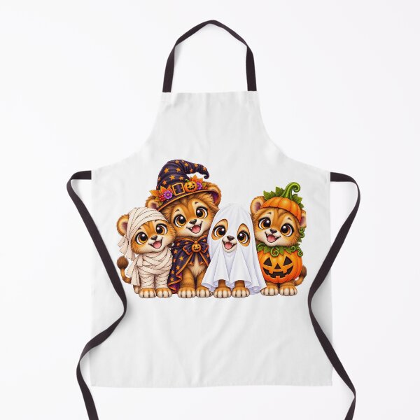 Item preview, Lion Pumpkin Halloween Ghost Lions designed and sold by QuiteOrbit.