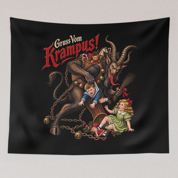Item preview, Gruss Vom Krampus Greetings from Christmas Demon Gothic  designed and sold by CrinoSwice.