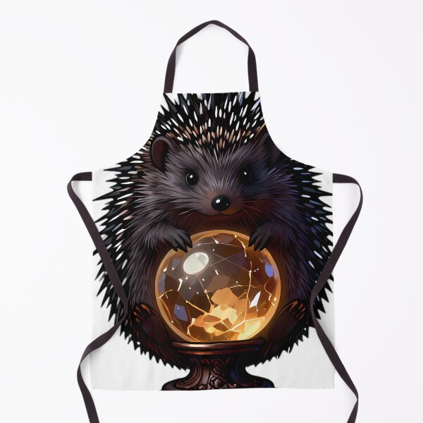 Item preview, Gothic Hedgehog Amber Quartz Orb designed and sold by IllumeInk.
