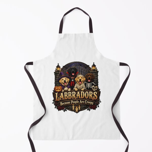 Item preview, Labradors Halloween Costumes Spooky Dog Art designed and sold by OlyvieArt.