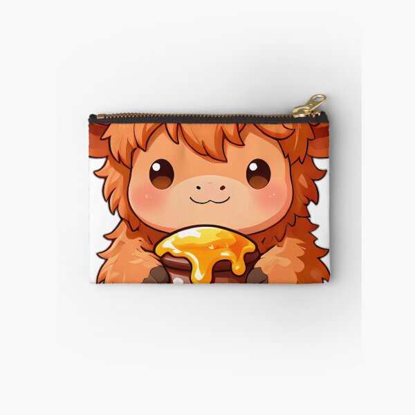 Item preview, Cute Baby Highland Cow Calf with Honey Pot designed and sold by pumsquare.