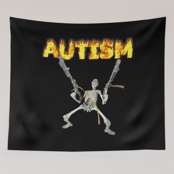 Item preview, Autism Skeleton - Oddly Specific Dank designed and sold by vidkolosa.