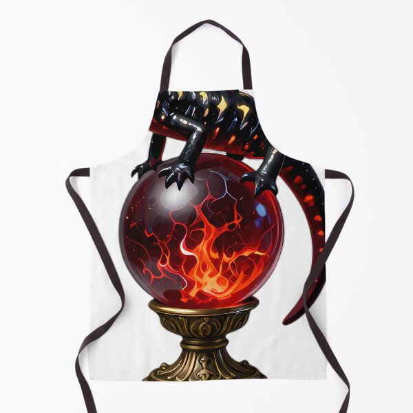Item preview, Gothic Salamander Fire Agate Orb designed and sold by IllumeInk.