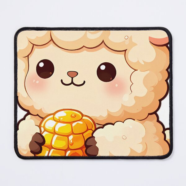 Item preview, Cute Baby Alpaca Hugging Golden Honeycomb designed and sold by pumsquare.