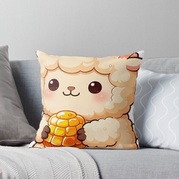 Item preview, Cute Baby Alpaca Hugging Golden Honeycomb designed and sold by pumsquare.