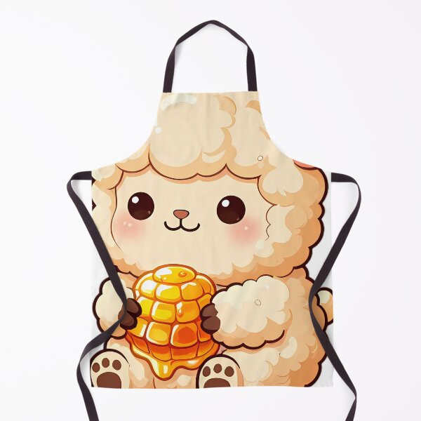 Item preview, Cute Baby Alpaca Hugging Golden Honeycomb designed and sold by pumsquare.