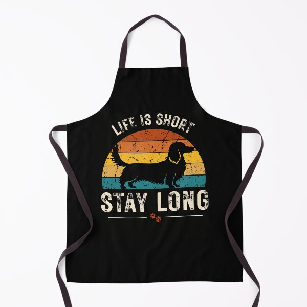 Item preview, Life Is Short Stay Long Funny Dachshund Vintage Dog Lover designed and sold by PAROSSA.