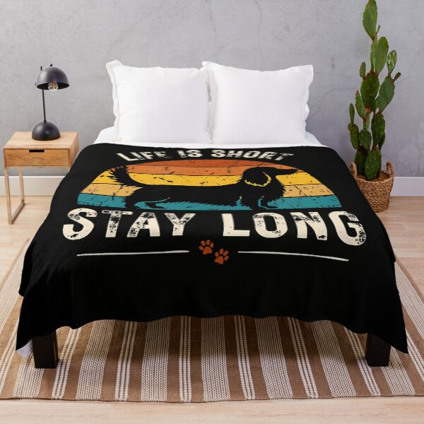 Item preview, Life Is Short Stay Long Funny Dachshund Vintage Dog Lover designed and sold by PAROSSA.