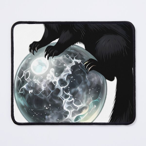 Item preview, Gothic Ferret Moonstone Scrying Orb designed and sold by IllumeInk.