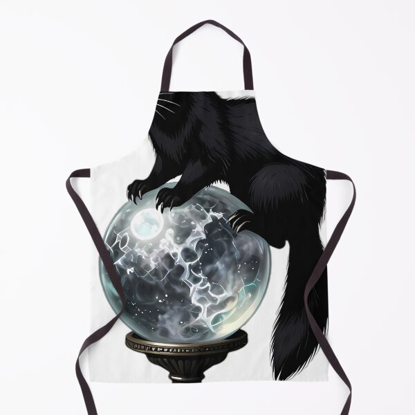 Item preview, Gothic Ferret Moonstone Scrying Orb designed and sold by IllumeInk.