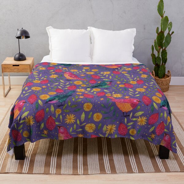 Item preview, Finches - Purple designed and sold by inkedinred.