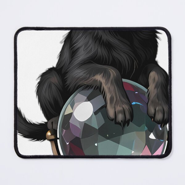 Item preview, Gothic Wolfhound Pup Quartz Orb designed and sold by IllumeInk.
