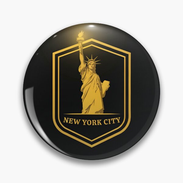 Item preview, Statue of Liberty Crest — New York City Badge Logo designed and sold by Shutter-Dragon.