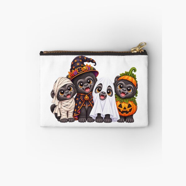 Item preview, gorilla Pumpkin Halloween Ghost gorillas designed and sold by QuiteOrbit.