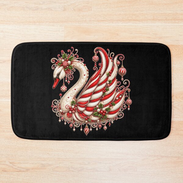 Item preview, Swans Xmas Merry Christmas designed and sold by CrinoSwice.