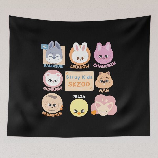 Item preview, Stray Kids SKZOO Cute Animal Kpop  designed and sold by JamesRol160150.