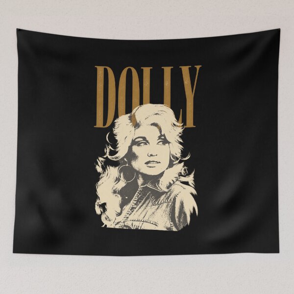 Item preview, Dolly Parton Vintage Country Music Portrait designed and sold by WanderingValley.