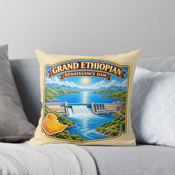 Item preview, Grand Ethiopian Renaissance Dam - Blue Nile, Ethiopia designed and sold by Myra365Art.