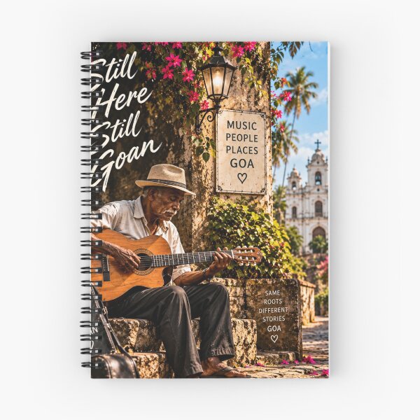 Item preview, Still Here Still Goan — Music Keeps Us Human designed and sold by Goanheartprints.