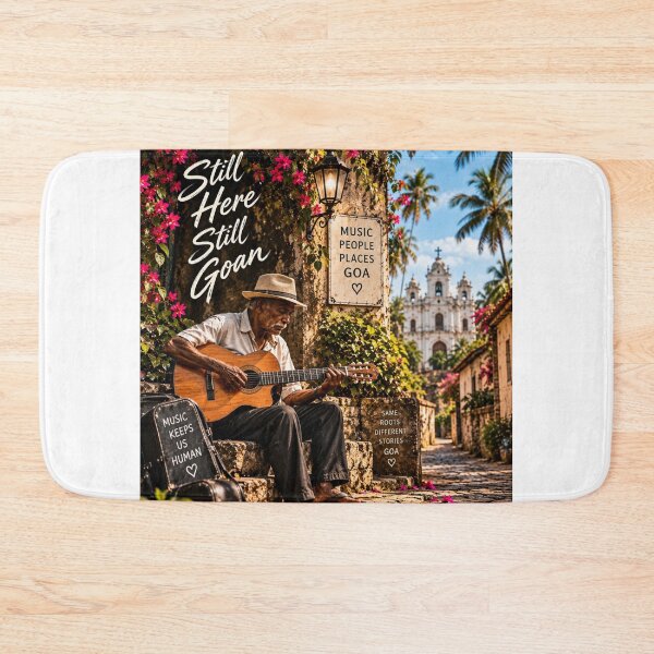 Item preview, Still Here Still Goan — Music Keeps Us Human designed and sold by Goanheartprints.