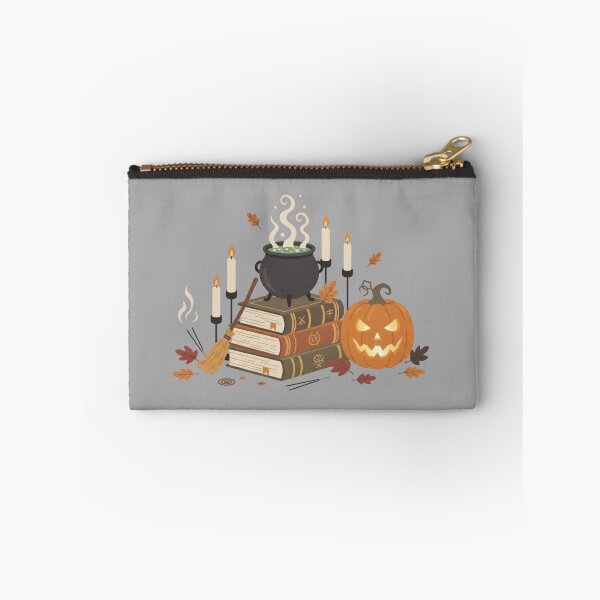 Item preview, Witchy Halloween Cauldron Pumpkin Spell Books Autumn designed and sold by FestivityFinds.