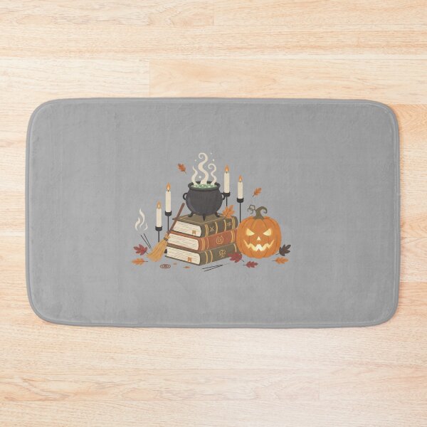 Item preview, Witchy Halloween Cauldron Pumpkin Spell Books Autumn designed and sold by FestivityFinds.