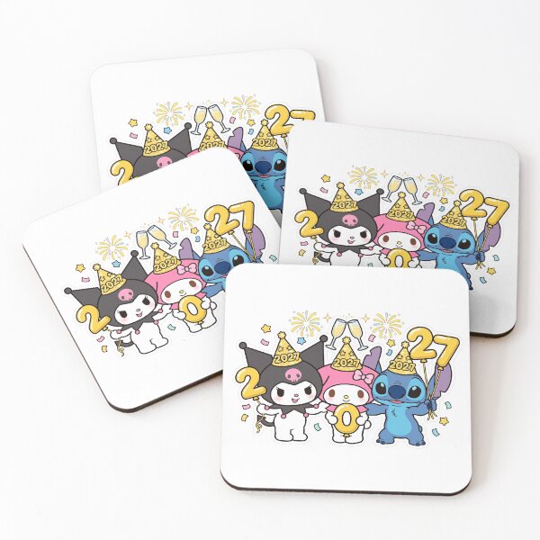 Item preview,  New Year 2027 PNG | Kuromi My Melody Stitch 2027 Design | Kawaii Sanrio New Year Transparent | 2027 Party Clipart  designed and sold by HoMya.