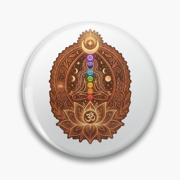 Item preview, Chakras featuring a lotus flower designed and sold by VibeCrazy.