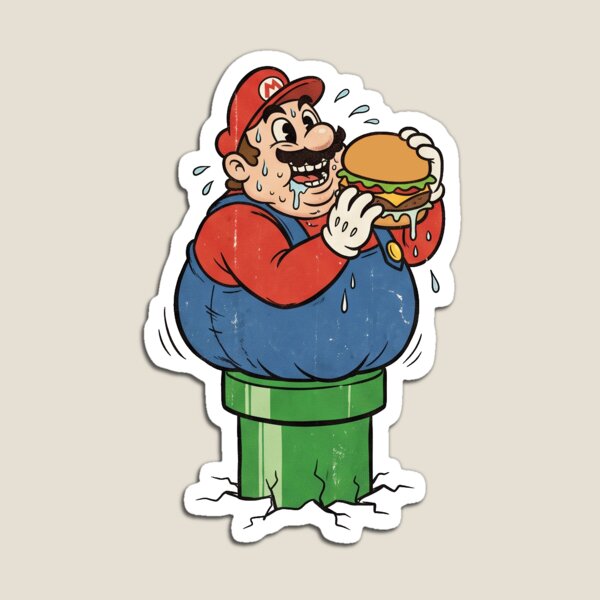 Item preview, Obese Mario designed and sold by Trivia Titanz Music.