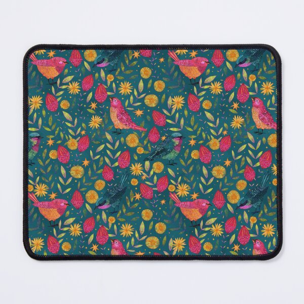 Item preview, Finches - Dark Blue designed and sold by inkedinred.