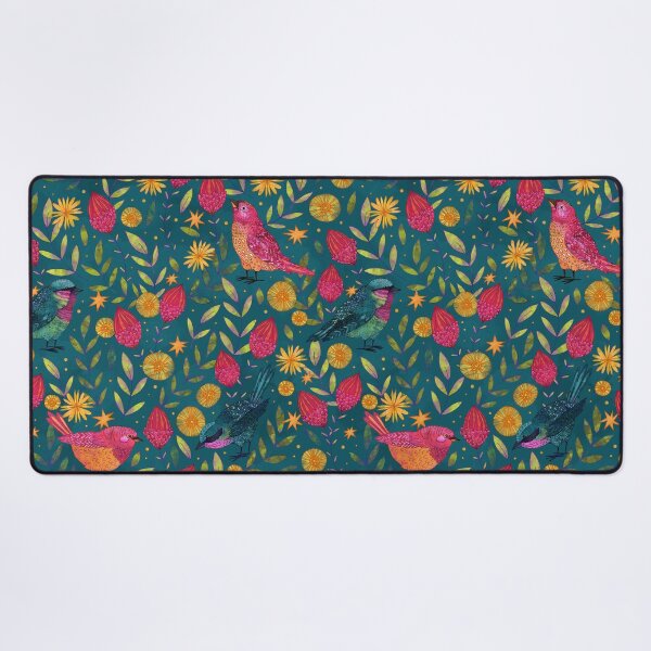 Item preview, Finches - Dark Blue designed and sold by inkedinred.