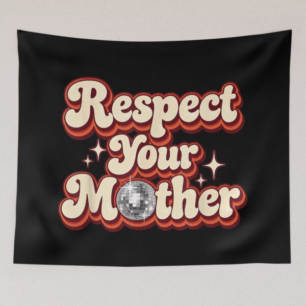 Item preview, Respect Your Mother Retro Disco Ball Groovy Earth Day designed and sold by Aladino Tamayo.