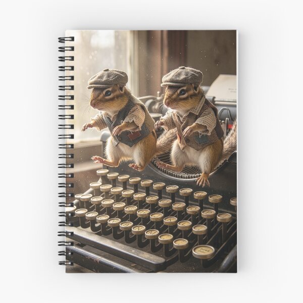 Item preview, Chipmunk Junior Reporters Hard at Work designed and sold by Tridentulus.