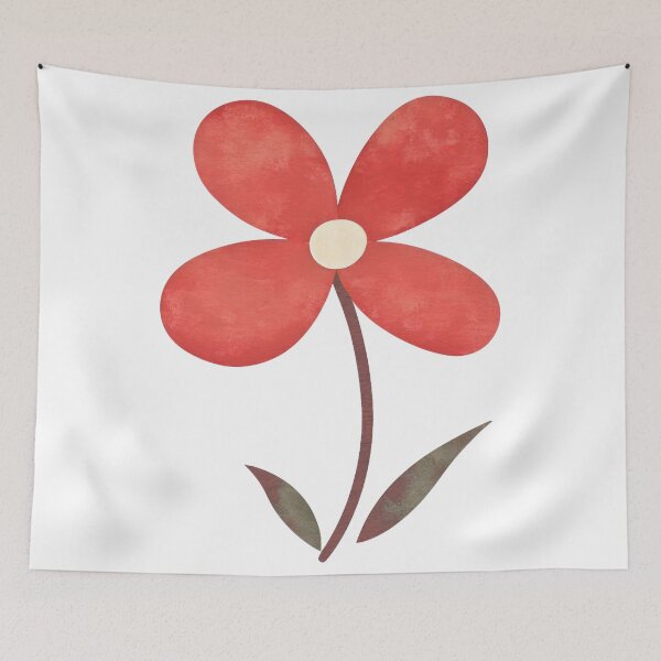 Item preview, Red Flower designed and sold by FlaskLab.