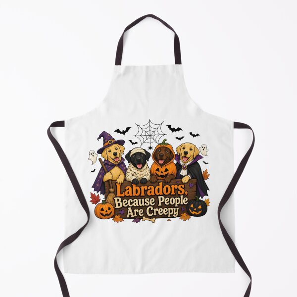 Item preview, Labradors Halloween Costumes Creepy People Dogs Art designed and sold by OlyvieArt.